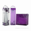 Colorful Plastic Wine Box with Plastic and String Handle, Customized Color and Shape are Welcome